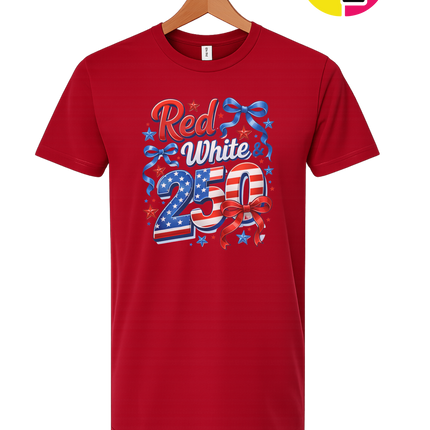 Red, White, And 250 Tee