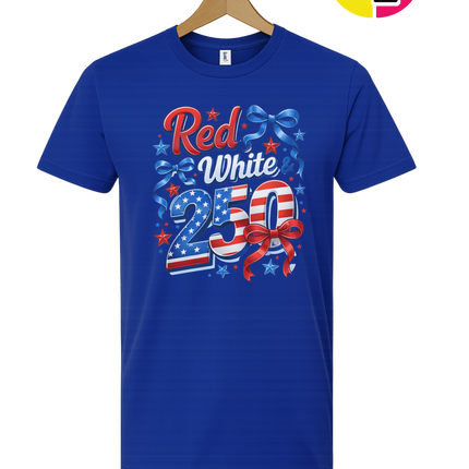 Red, White, And 250 Tee
