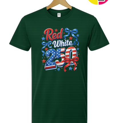 Red, White, And 250 Tee