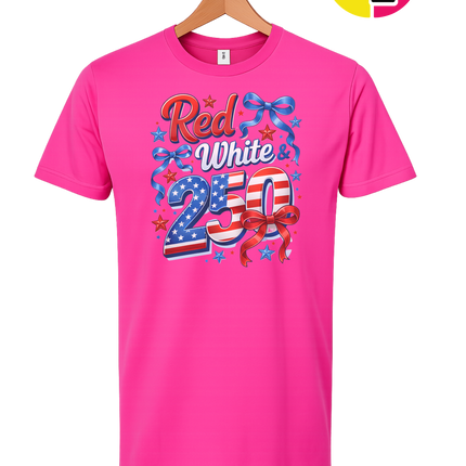 Red, White, And 250 Tee