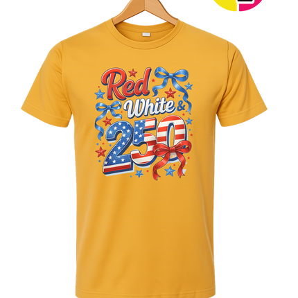 Red, White, And 250 Tee