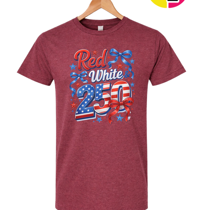 Red, White, And 250 Tee