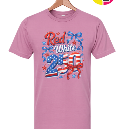 Red, White, And 250 Tee