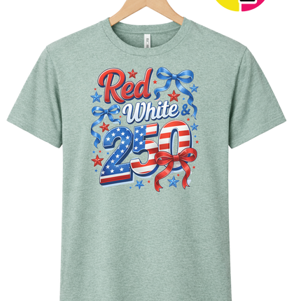 Red, White, And 250 Tee