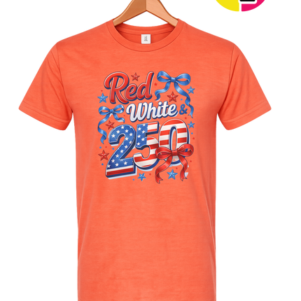 Red, White, And 250 Tee