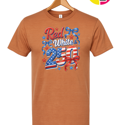 Red, White, And 250 Tee