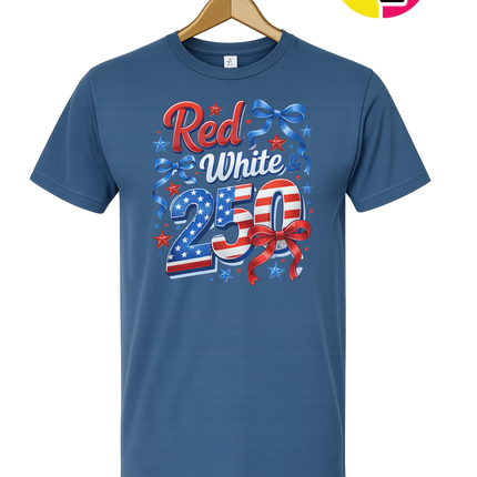 Red, White, And 250 Tee