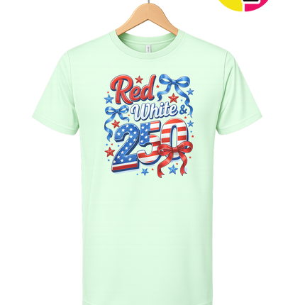Red, White, And 250 Tee