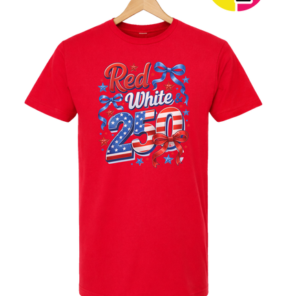 Red, White, And 250 Tee