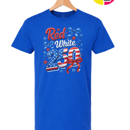 Red, White, And 250 Tee