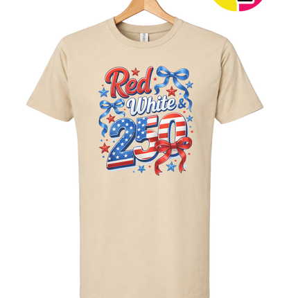 Red, White, And 250 Tee