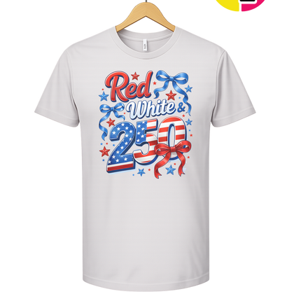 Red, White, And 250 Tee