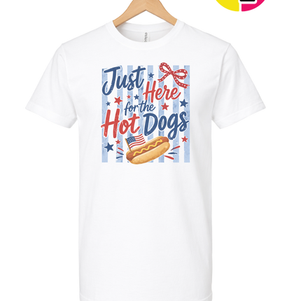Just Here For The Hot Dogs Tee