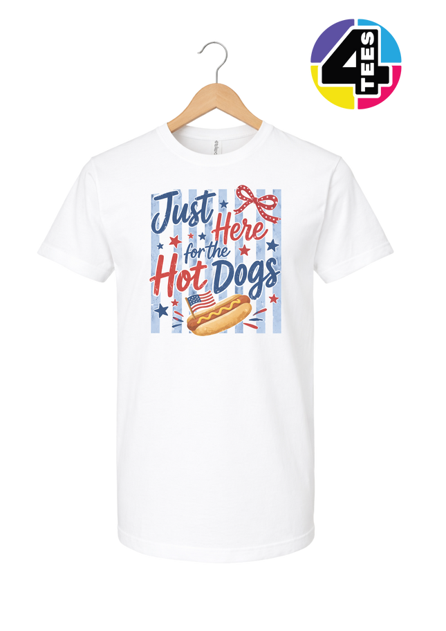Just Here For The Hot Dogs Tee