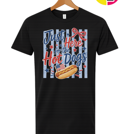 Just Here For The Hot Dogs Tee