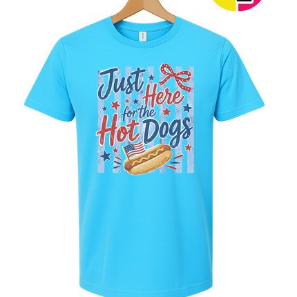 Just Here For The Hot Dogs Tee