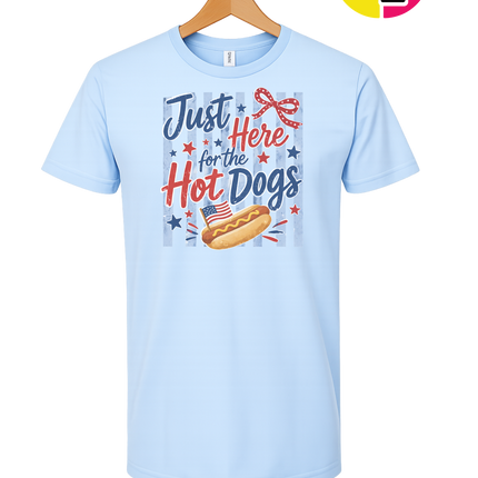 Just Here For The Hot Dogs Tee