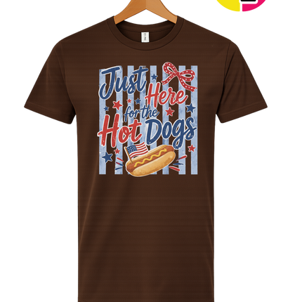 Just Here For The Hot Dogs Tee