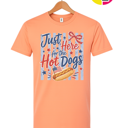 Just Here For The Hot Dogs Tee