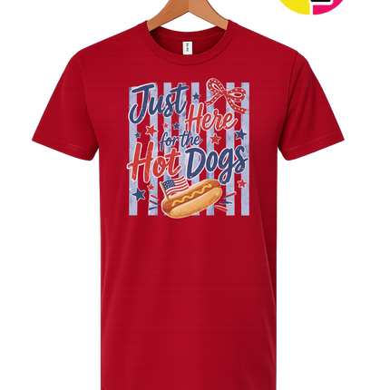 Just Here For The Hot Dogs Tee