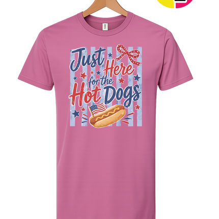 Just Here For The Hot Dogs Tee