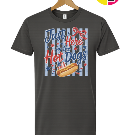 Just Here For The Hot Dogs Tee
