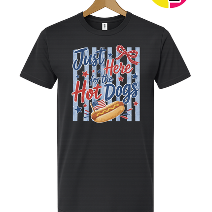 Just Here For The Hot Dogs Tee