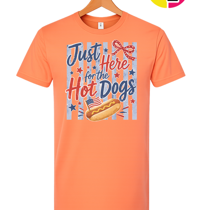 Just Here For The Hot Dogs Tee