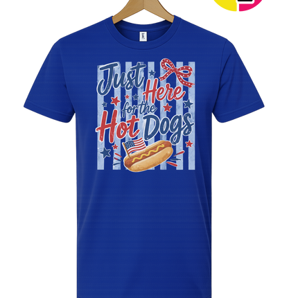 Just Here For The Hot Dogs Tee