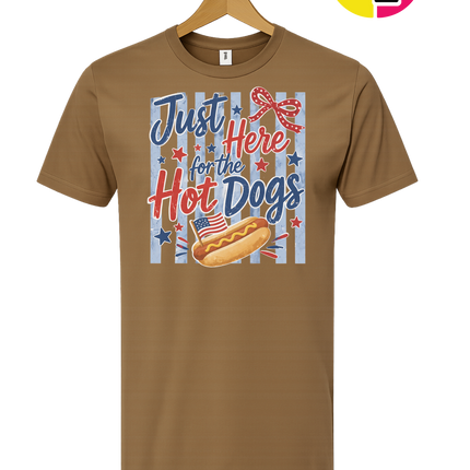 Just Here For The Hot Dogs Tee