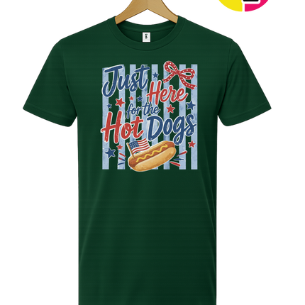 Just Here For The Hot Dogs Tee