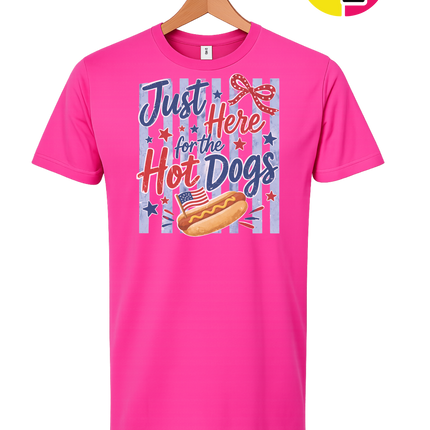 Just Here For The Hot Dogs Tee