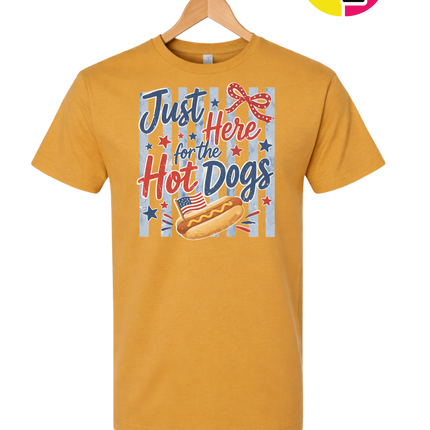 Just Here For The Hot Dogs Tee