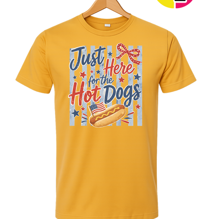 Just Here For The Hot Dogs Tee
