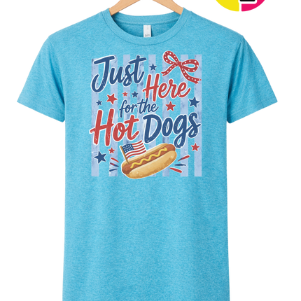 Just Here For The Hot Dogs Tee