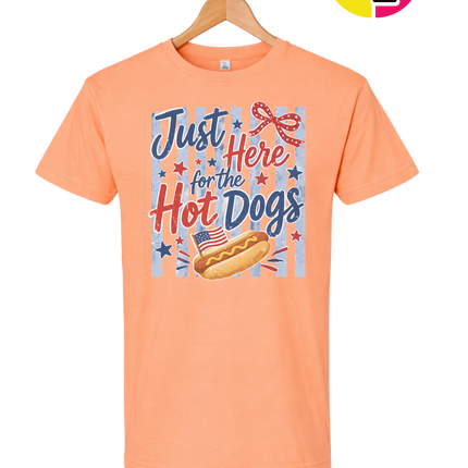 Just Here For The Hot Dogs Tee