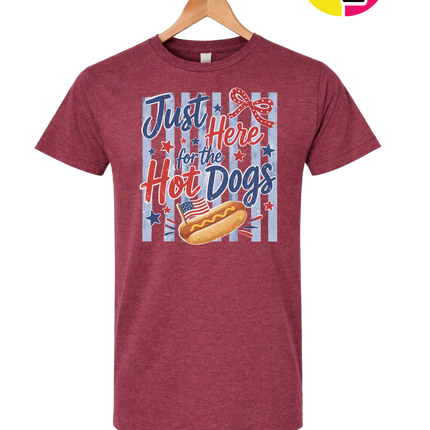 Just Here For The Hot Dogs Tee
