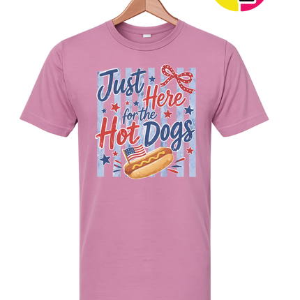 Just Here For The Hot Dogs Tee