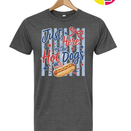 Just Here For The Hot Dogs Tee