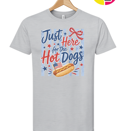 Just Here For The Hot Dogs Tee