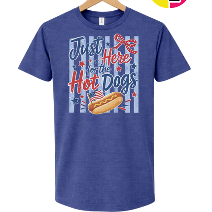 Just Here For The Hot Dogs Tee