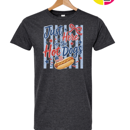Just Here For The Hot Dogs Tee