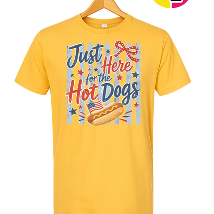Just Here For The Hot Dogs Tee