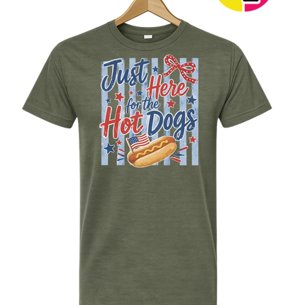 Just Here For The Hot Dogs Tee