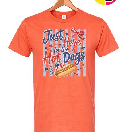 Just Here For The Hot Dogs Tee