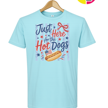 Just Here For The Hot Dogs Tee