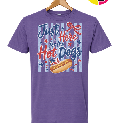 Just Here For The Hot Dogs Tee