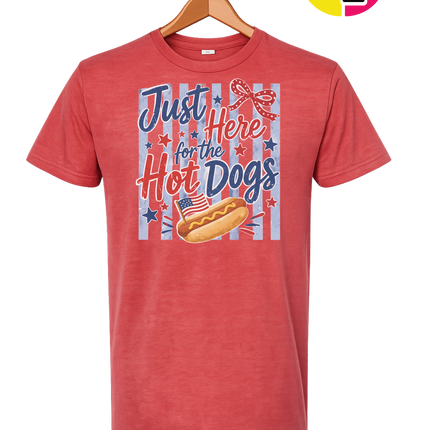 Just Here For The Hot Dogs Tee