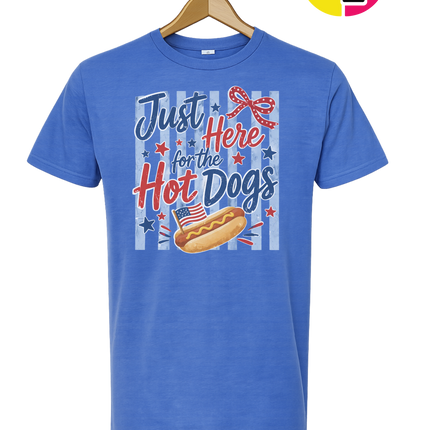 Just Here For The Hot Dogs Tee