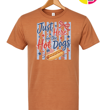 Just Here For The Hot Dogs Tee